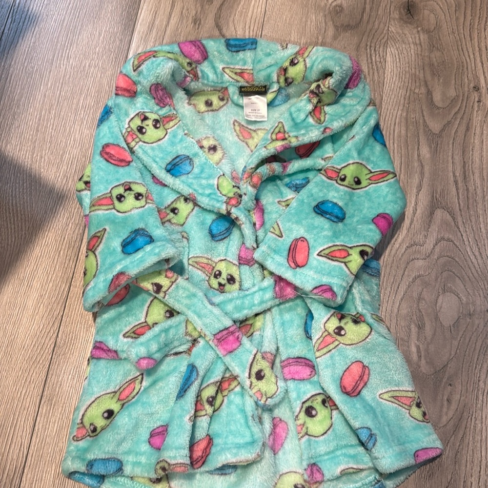 Star Wars Baby Yoda Toddler Bathrobe 2T